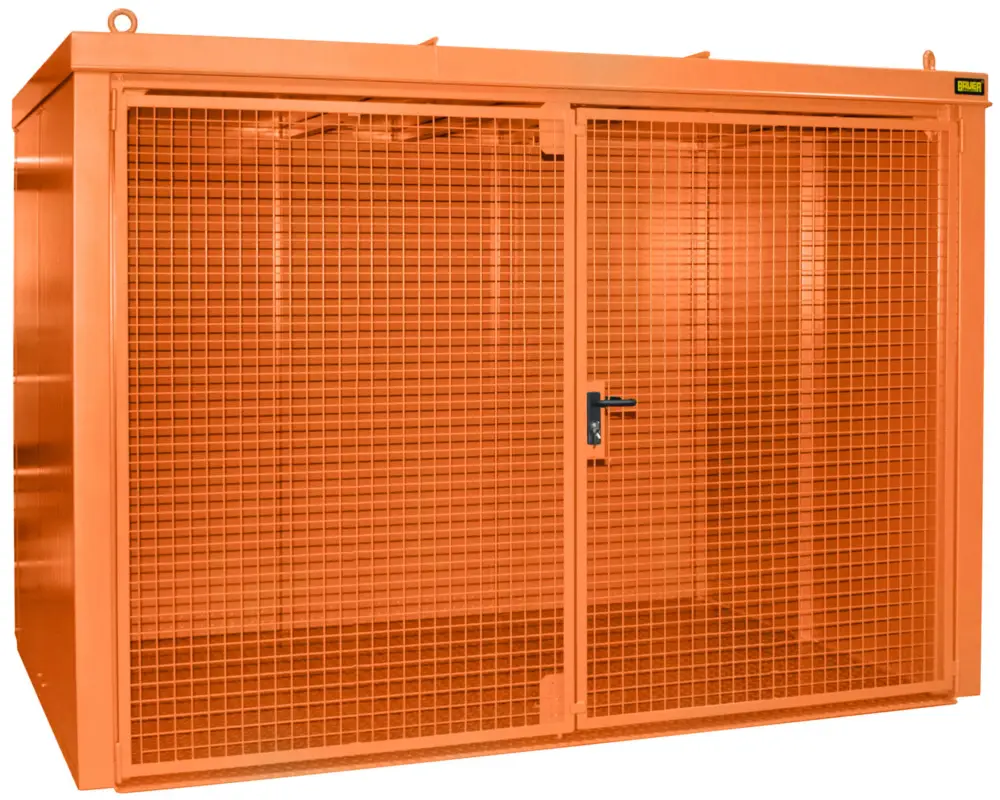 Preiswert Bauer Gasflaschen-Container Stahl GFC-B M5 - RAL 2000