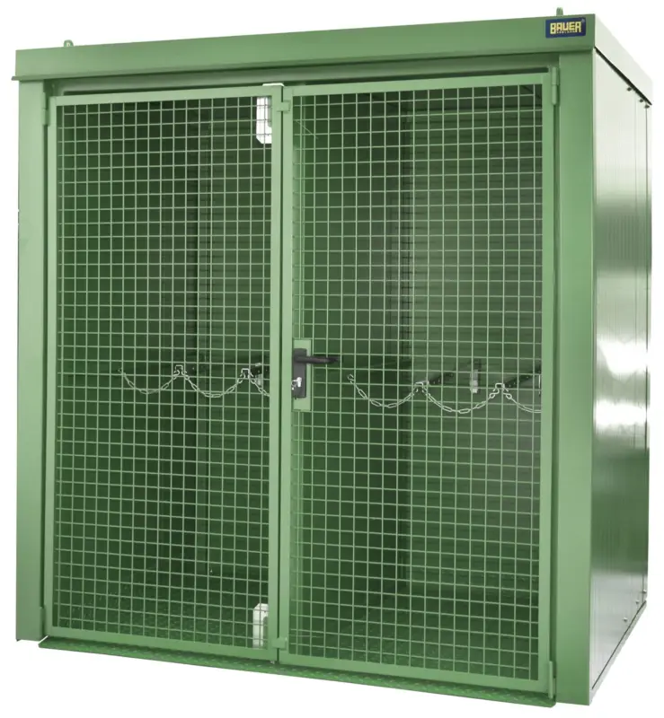 Bauer Gasflaschen-Container Stahl GFC-B W M2 - RAL 6011 Bestseller