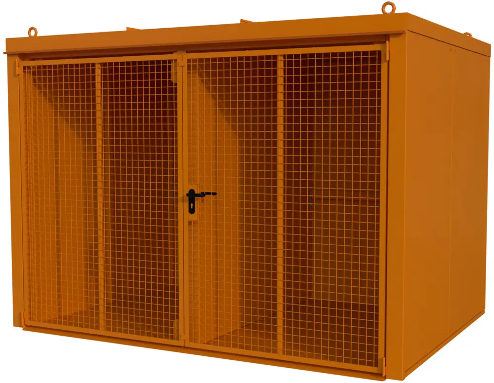 Bauer Gasflaschen-Container Stahl GFC-B W M5 - RAL 2000 Meistverkauft