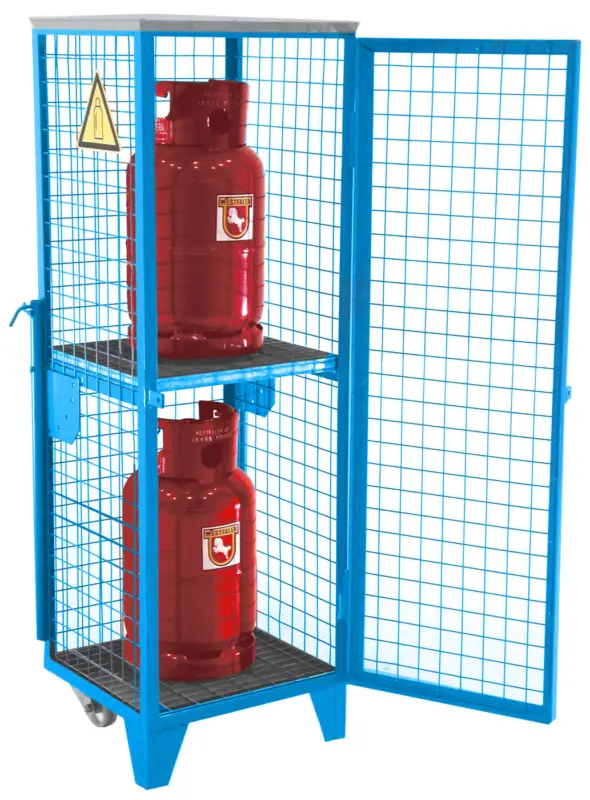 Must-Have Bauer Gasflaschen-Depot Stahl GFD-R 2 - RAL 5012