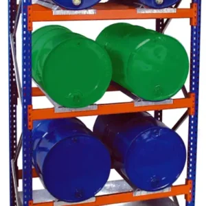 Sonderangebot Bauer Fassregal Stahl Serie 3002 Grundfeld 2500 x 1510 x 800 mm - 3E AW 200