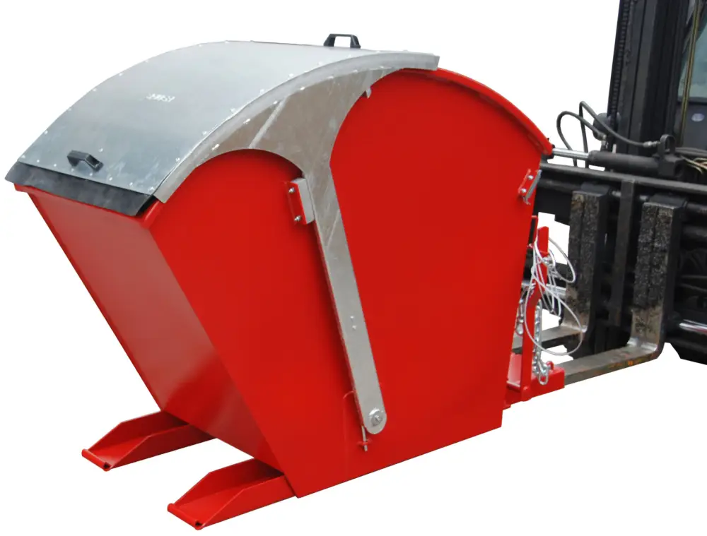Bauer Kipptonne RD-750 - RAL 3000 Markenware
