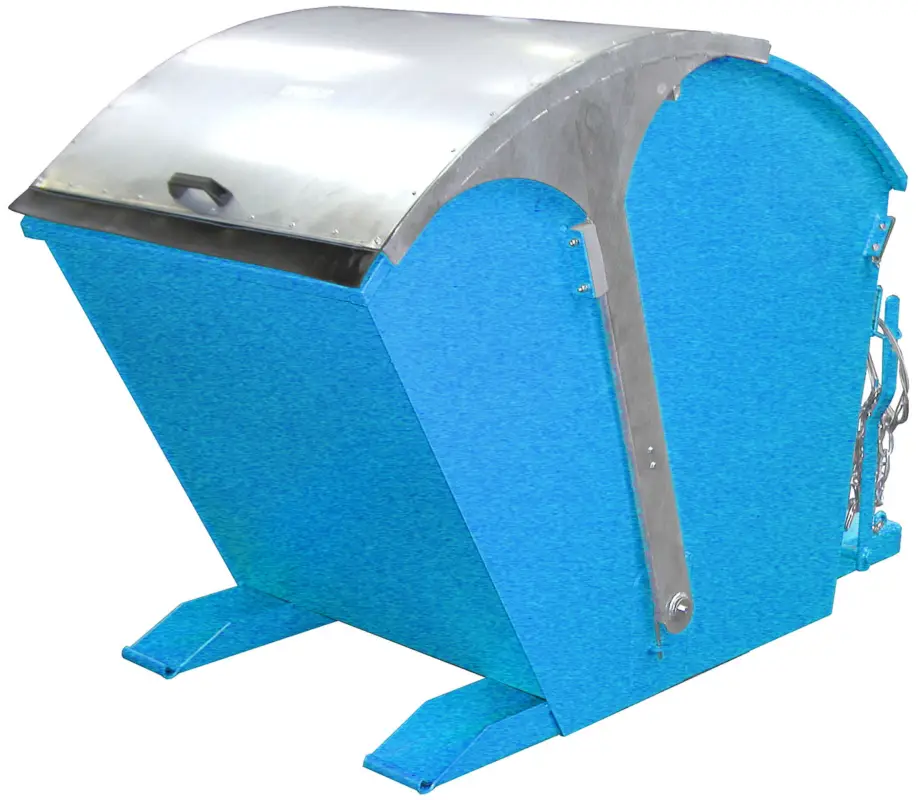 Bauer Kipptonne RD-1000 - RAL 5012 Schnäppchen