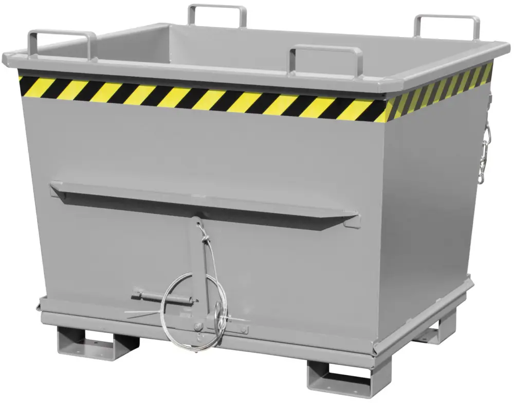 Bauer Klappbodenbehälter BKB-700 - RAL 7005 Neuheit