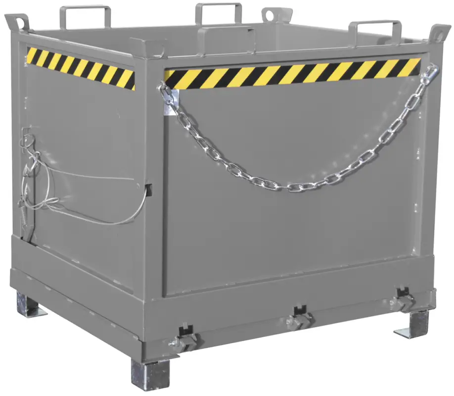 Sichere Zahlung Bauer Klappbodenbehälter FB-1000 - RAL 7005