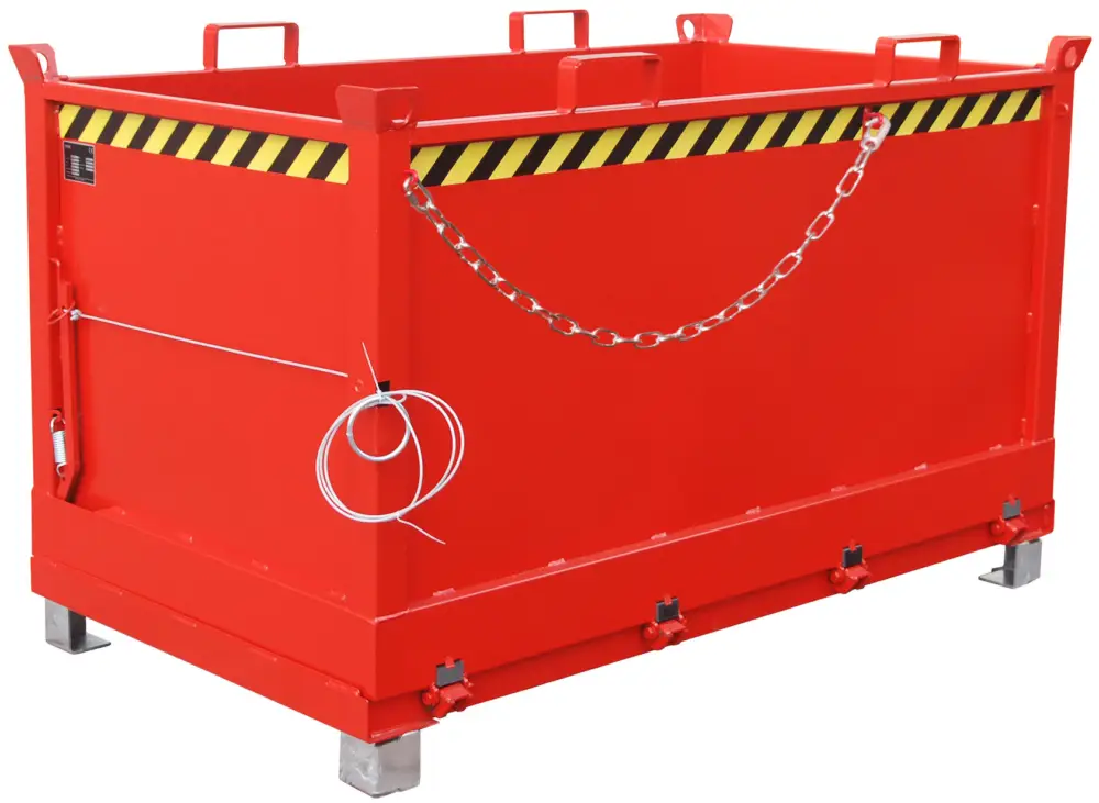 Bauer Klappbodenbehälter FB-1500 - RAL 3000 Expressversand