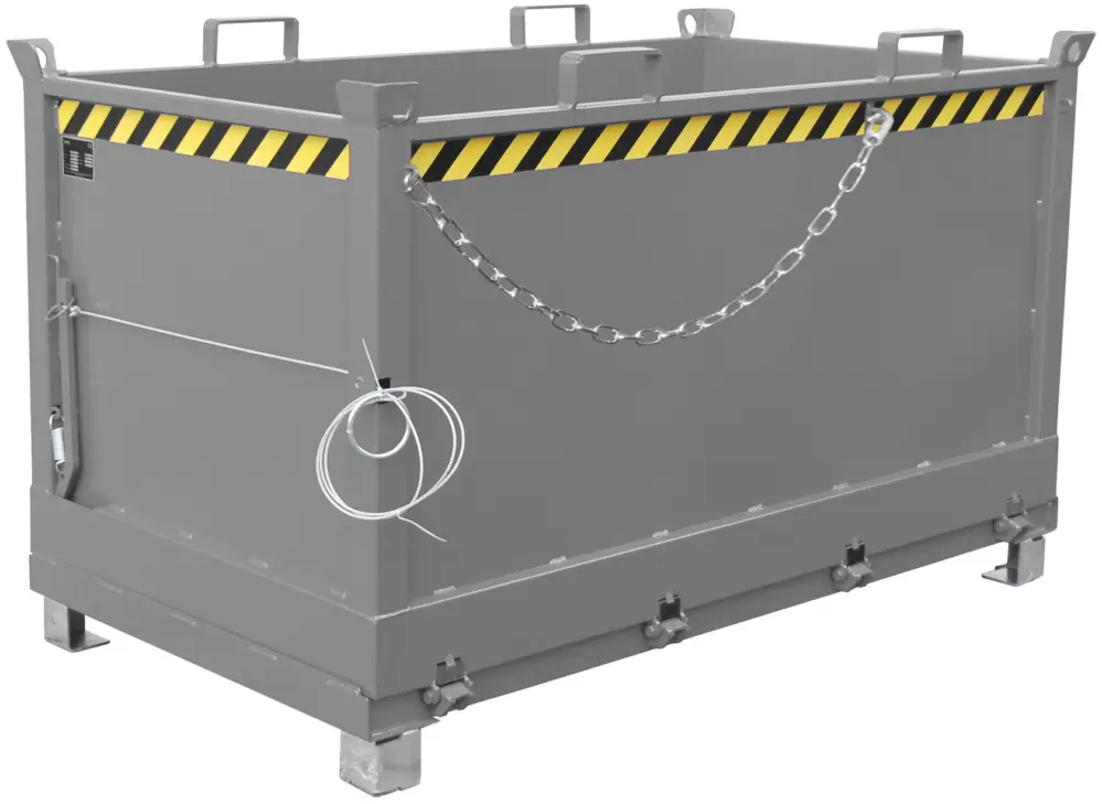 Meistverkauft Bauer Klappbodenbehälter FB-1500 - RAL 7005