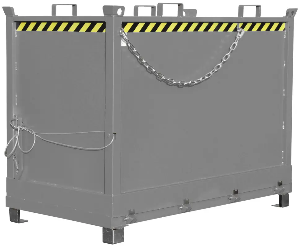 Markenprodukt Bauer Klappbodenbehälter FB-2000 - RAL 7005