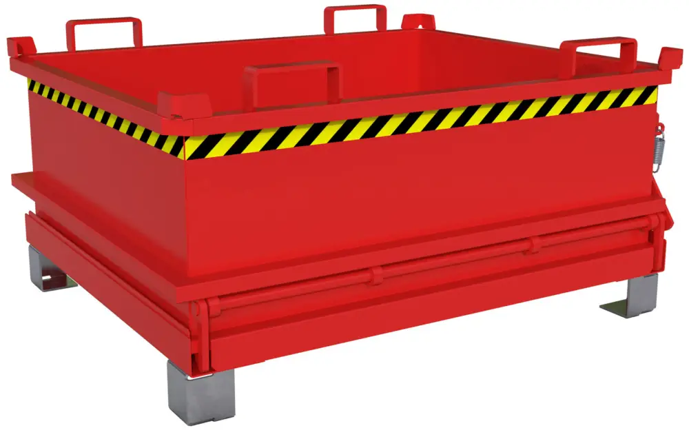 Bauer Mini-Klappbodenbehälter MSB-400 - RAL 3000 Versand Am Gleichen Tag