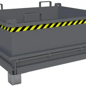 Abverkauf Bauer Mini-Klappbodenbehälter MSB-400 - RAL 7005