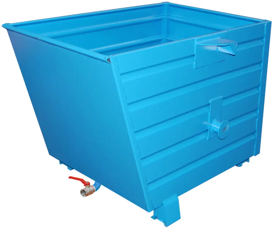 Markenprodukt Bauer Späne-Stapelkippbehälter BSS-70 - RAL 5012