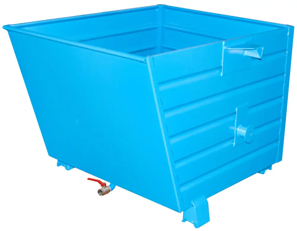 Expressversand Bauer Späne-Stapelkippbehälter BSS-90 - RAL 5012
