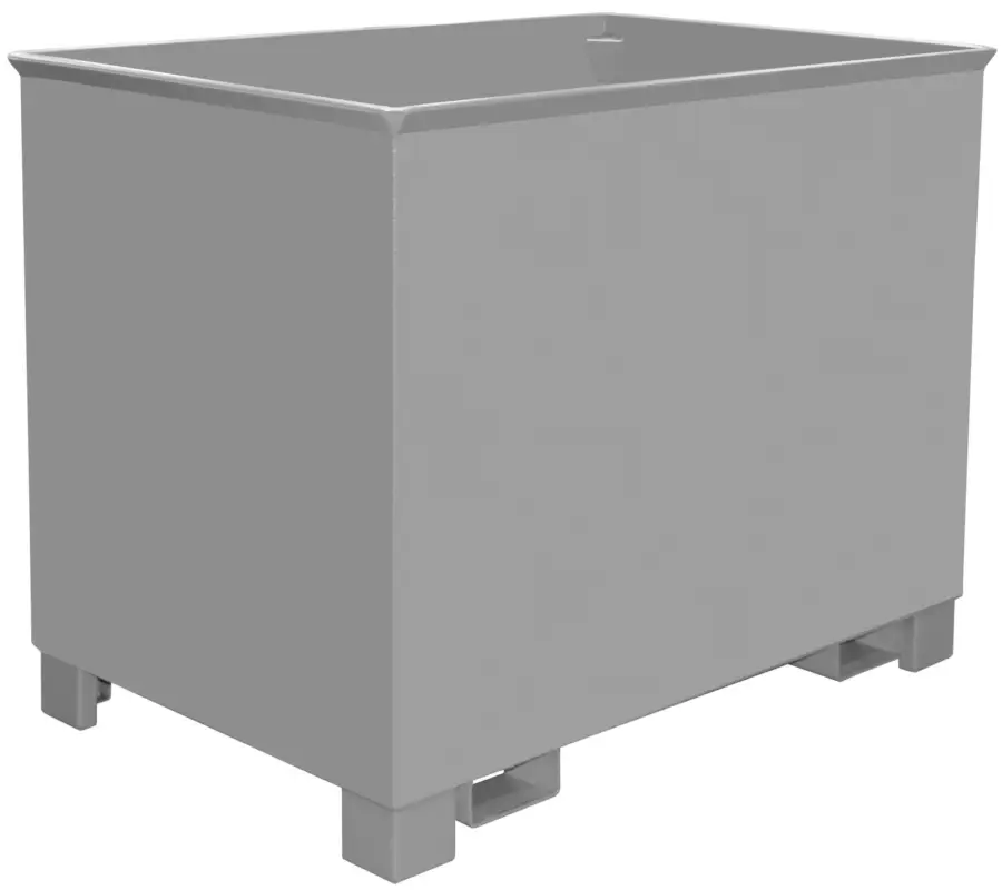 Zertifiziert Bauer Stapelcontainer C-80 - RAL 7005