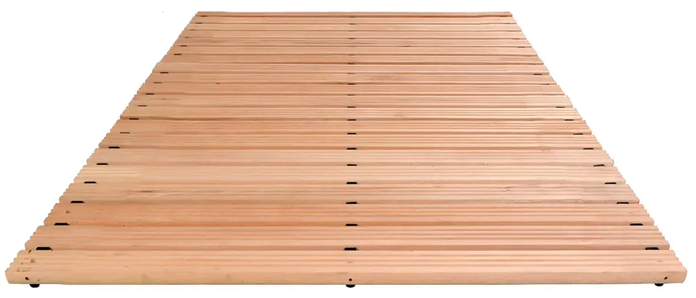 Online Kaufen Miltex Arbeitsplatzmatte Yoga Holzrost Typ B behandelt - 1200 mm Breite je lfm