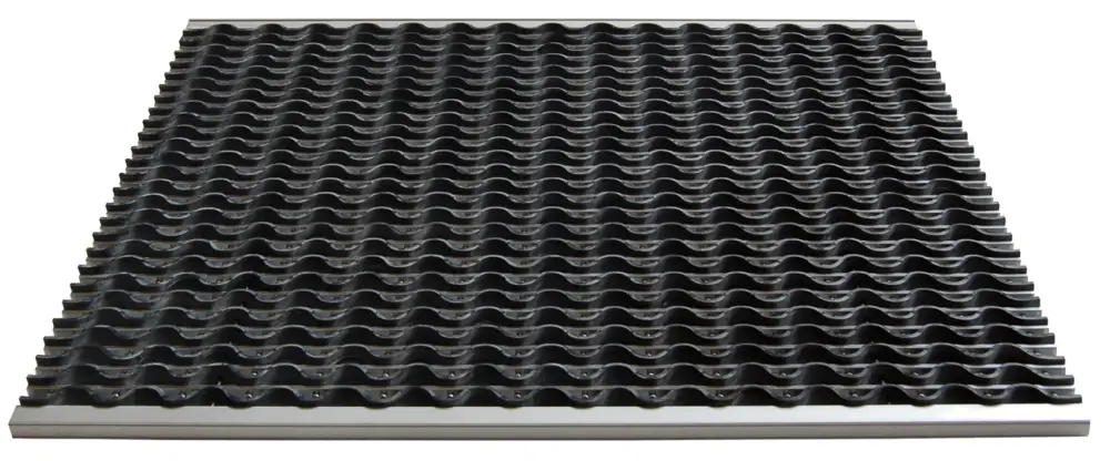 Echt Miltex Schmutzfangmatte Eazycare Wave schwarz - 785 x 585 x 22 mm