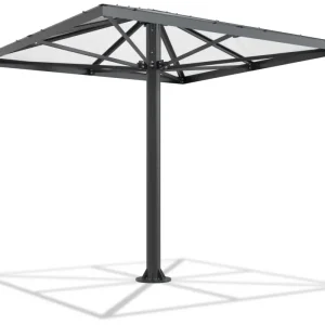 WSM Schirm Überdachung Regensburg - R430 Bausatz - RAL 7016 Abverkauf