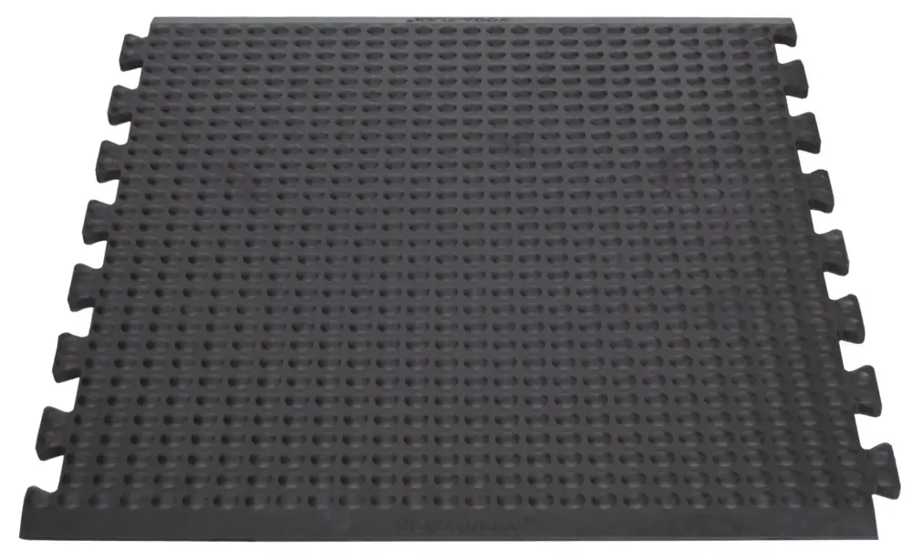 Miltex Arbeitsplatzmatte Yoga Flex Oil Mittelstück schwarz - 700 x 800 x 13 mm Ausverkauf