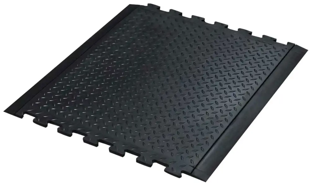 Preisreduziert Miltex Arbeitsplatzmatte Yoga Lock Basic Mittelstück schwarz - 780 x 710 x 13 mm