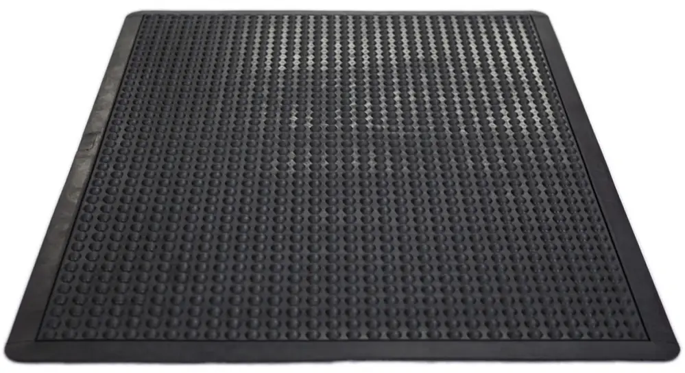 Sonderangebot Miltex Arbeitsplatzmatte Yoga Dome Oil schwarz - 1200 x 900 x 13 mm