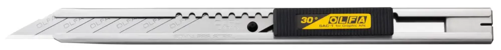 Bestseller OLFA Cuttermesser Stahlgriff SAC-1 - 9 mm - VE 6 Stück