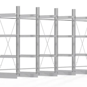 Direkt Vom Hersteller Regalwerk KARL HEAVY 1950 Kragarmregal doppelseitig Komplettset 3500 x 7500 x 2400 mm