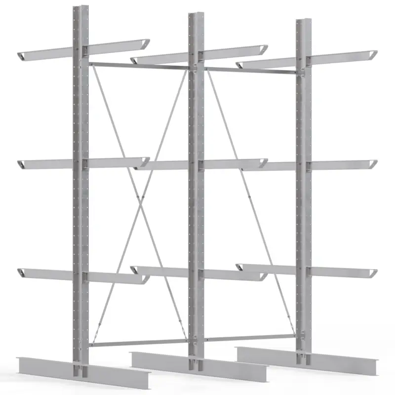 Preisreduziert Regalwerk KARL HEAVY 2500 Kragarmregal doppelseitig Komplettset 4000 x 3000 x 2400 mm
