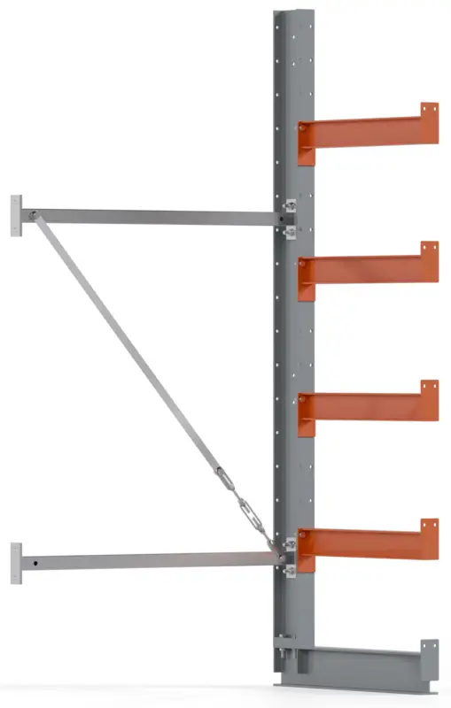 Regalwerk KARL BASIC 1800 Kragarmregal einseitig Anbaufeld 2000 x 1000 x 600 mm Sichere Zahlung