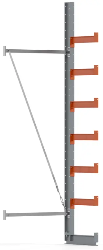 Regalwerk KARL BASIC 1850 Kragarmregal einseitig Anbaufeld 3000 x 1000 x 500 mm Bestseller