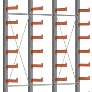 Top-Seller Regalwerk KARL BASIC 2250 Kragarmregal einseitig Komplettset 3000 x 3000 x 400 mm