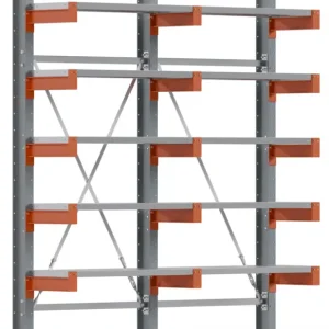 Angebot Regalwerk KARL BASIC 2500 Kragarmregal Stahlboden einseitig Komplettset 2500 x 2000 x 400 mm