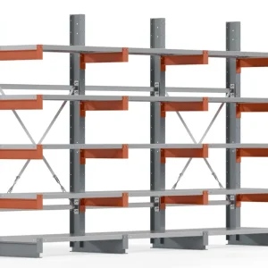 Direkt Vom Hersteller Regalwerk KARL BASIC 2150 Kragarmregal Stahlboden einseitig Komplettset 2000 x 3000 x 500 mm
