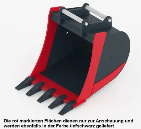 Markenprodukt Petry Tieflöffel mit Zähnen - BG1 SYM01 - 220 mm