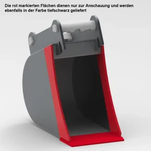 Petry Tieflöffel ohne Zähne - BG4 SYM03 - 400 mm Super-Preis
