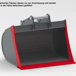 Petry Tieflöffel ohne Zähne - BG5 SYM03 - 1000 mm Mega-Angebot
