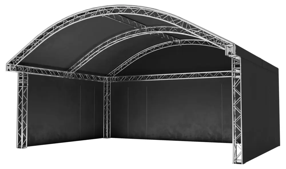 Neuheit Global Truss Rundbogenbühne Arch Roof - 8 x 6 m