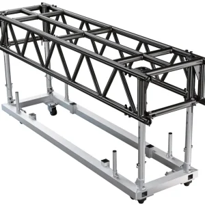 Global Truss Traverse PreRig 240 cm Stage Black mit Dolly Top-Preis