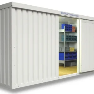 FLADAFI Thermocontainer 5080 x 2170 x 2405 mm mit Holzboden - 1-flügelige Tür auf 2 m Seite Jetzt Bestellen