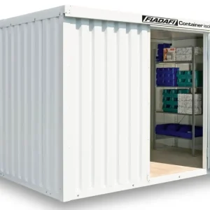FLADAFI Thermocontainer Kombination 4050 x 4340 x 2405 mm mit Holzboden - 2-flügelige Tür auf 4 m Se Schnäppchen