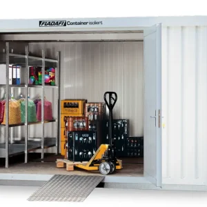 FLADAFI Thermocontainer Kombination 3050 x 4340 x 2465 mm mit isoliertem Boden - 1-flügelige und 2-f Markenprodukt