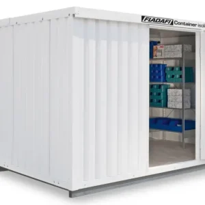 Garantierte Lieferung FLADAFI Thermocontainer Kombination 4050 x 6520 x 2465 mm mit isoliertem Boden - 2-flügelige Tür bre