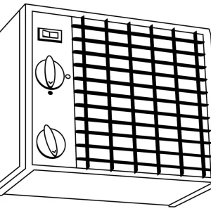 Sale FLADAFI Industrieheizlüfter 3 KW für Thermocontainer IC Pro IC Pro Kombi