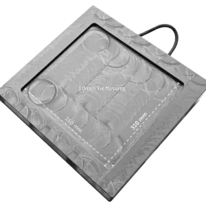 hawego Abstützplatte Anti-Rutsch mit 7,5° Neigung 400 x 400 mm Begrenztes Angebot