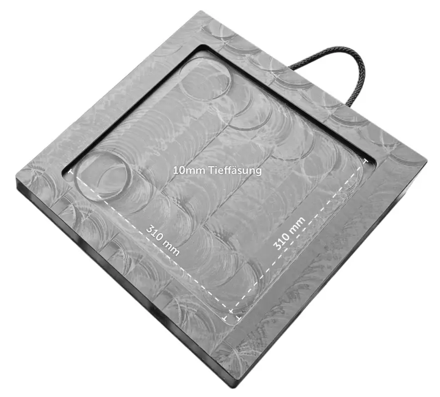 hawego Abstützplatte Anti-Rutsch mit 7,5° Neigung 400 x 400 mm Begrenztes Angebot