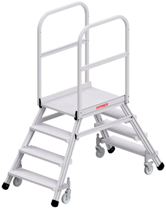 Hymer Podesttreppe fahrbar - 2x4 Stufen Online Kaufen
