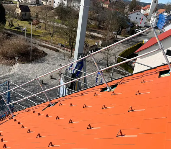 Layher Ortgang-Geländer Typ 40 schraubbar hawego Set 5,00 m Kracherpreis