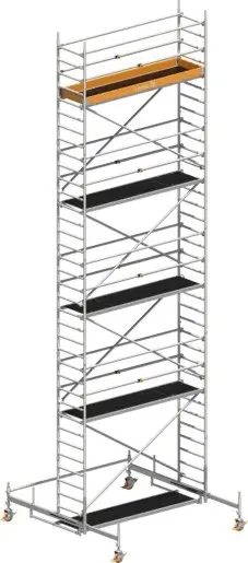 Fahrgerüst Layher Uni Standard P2 hawego 1411108 mit Telegeländer - Arbeitshöhe 10,38 m Angebot