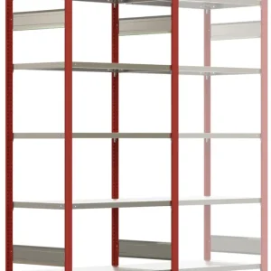Beliebt Regalwerk BERT Lagerregal 150 7 Grundfeld 3000 x 1005 x 600 mm - RAL 3000