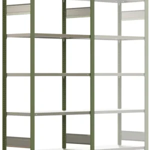 Versand Am Gleichen Tag Regalwerk BERT Lagerregal 250 6 Grundfeld 2500 x 1285 x 500 mm - RAL 6011