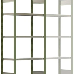 Ausverkauf Regalwerk BERT Lagerregal 250 7 Grundfeld 3000 x 875 x 400 mm - RAL 6011