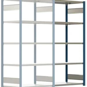 Direkt Vom Hersteller Regalwerk BERT Lagerregal 250 5 Anbaufeld 2000 x 1285 x 600 mm - RAL 5010